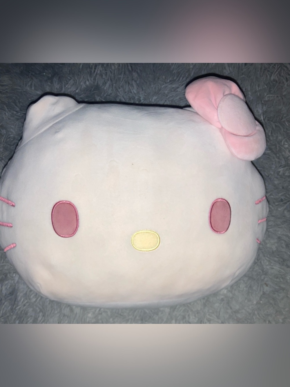 Toreba Soft Pastel Mochi Hello Kitty Plush Head Pillow